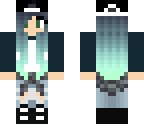 tomboy with blue hair