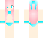 turquoise bikini bottom