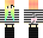 white and black stripes