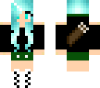 winter archer girl