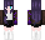 anime girl purple