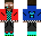 better blue and red herobrine