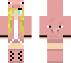 blonde pig hoddie