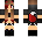 blood red hair wolf girl