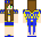 blue and gold angel with some changes