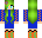 blue awesome girl
