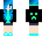 blue creeper girl