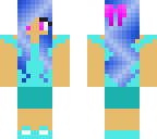 blue girl
