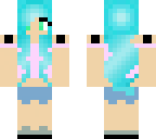 blue hair girl