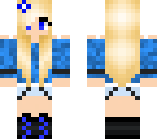 blue pixel blondie
