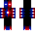 bluered neon man