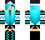 bright blue girl
