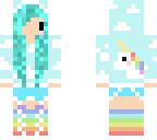 chibi girl- unicorn hoodie