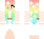 cute rainbow wedding girl