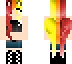 fire wolf girl