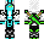 green and blue assassin