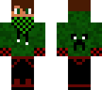 green hoodie