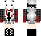 masked bloody girl