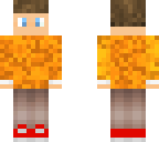 orange sweater