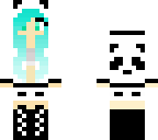 panda girl peep