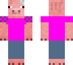 pig in casual clothes