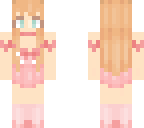 pink dress girl