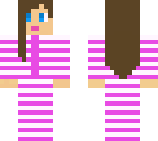 pink striped onesie