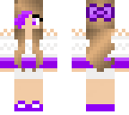 purple and white winter girl