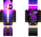 purple gamer girl
