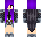 purple haired girl