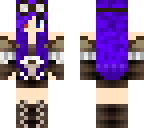 purplehaired robot girl