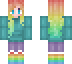 rainbow girl
