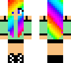 rainbow girl