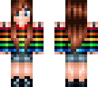rainbow girl
