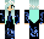 random blue girl