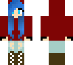 red hoodie girl