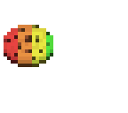 red orange and yellow cookie