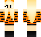 tiger girl orange