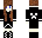 black and white creeper girl