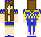 blue and gold angel