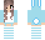 blue bunny girl