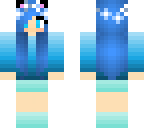 blue cat girl
