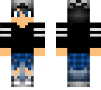 blue flannel boy