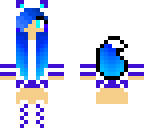 blue girl