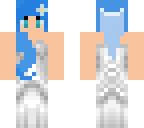 blue hair bride