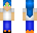 blue hiker