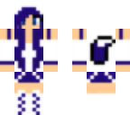 blue kawaii with tail