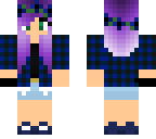 cute blue girl