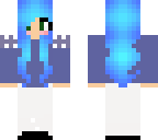cute blue girl