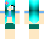 cute blue hippy girl